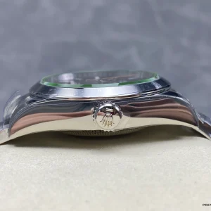 Rolex Milgauss caseback with engraved coronet logo