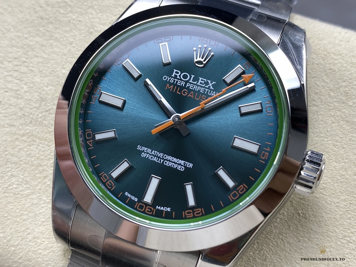 Superclone Rolex Milgauss 40mm Blue Dial 116400GV - Premium Super Clone Watch