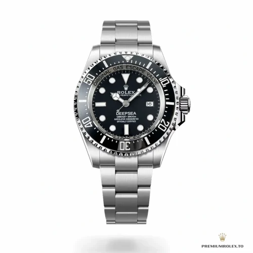 Fake Rolex Sea-Dweller Deepsea Black Dial 44mm 116660 - Affordable Super Clone Watch