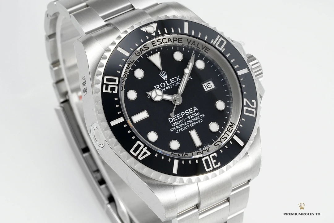 Fake Rolex Sea-Dweller Deepsea Black Dial 44mm 116660 - Swiss Movement Replica Watch