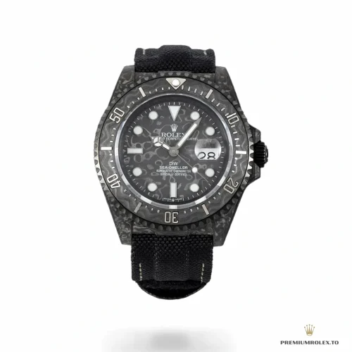 Superclone Rolex Sea Dweller full carbon black 43mm - Budget Luxury Replica Watch