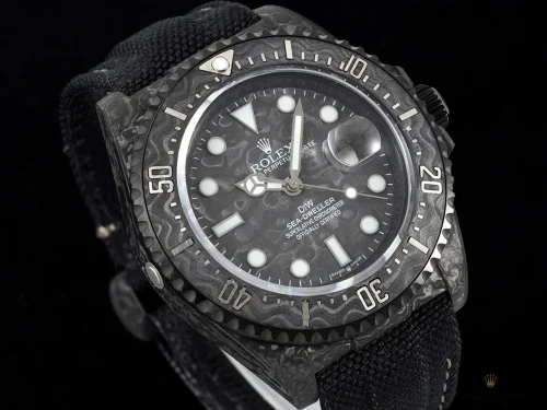 Superclone Rolex Sea Dweller full carbon black 43mm - High-Grade Replica Watch