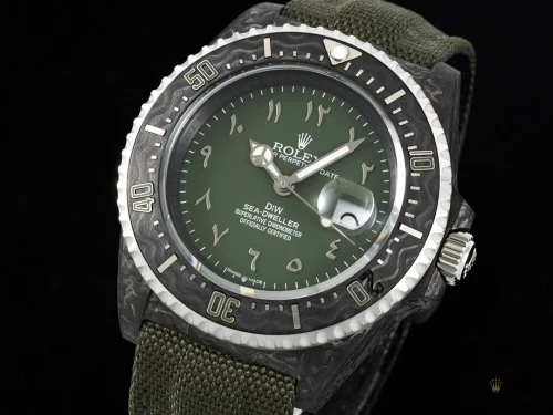 Clone Rolex Sea Dweller Green Dial Hunter Arabic 43mm - Luxury Replica Watch