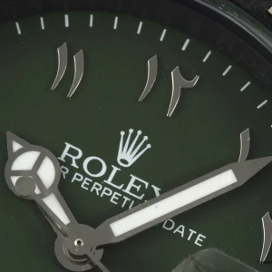 Hunter caseback in open position revealing the automatic movement