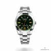 Fake Rolex Milgauss 40mm Green Black 116400GV - Swiss Movement Replica Watch