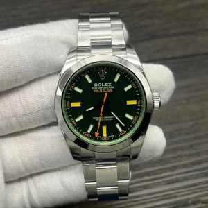 Caseback of Milgauss 116400GV with antimagnetic shield engraving