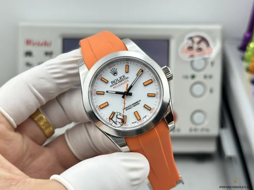 Replica Rolex Milgauss 40mm White Dial 116400 Orange - Budget Luxury Replica Watch