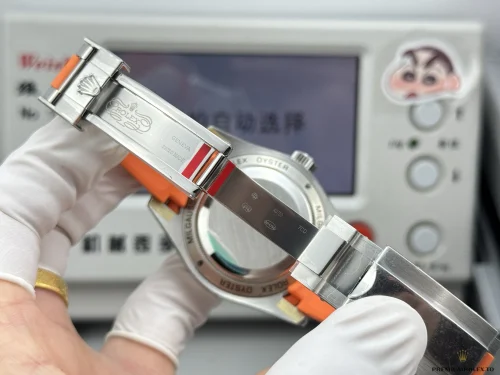 Replica Rolex Milgauss 40mm White Dial 116400 Orange - Top-Tier Swiss Replica Watch