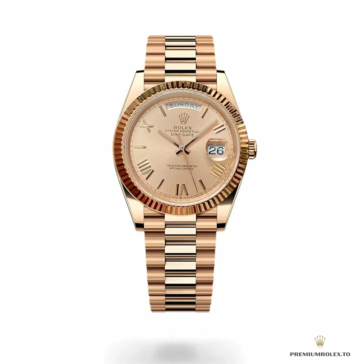 Replica Rolex Day-Date 40mm 228235 Sundust dial - Factory Super Clone Watch