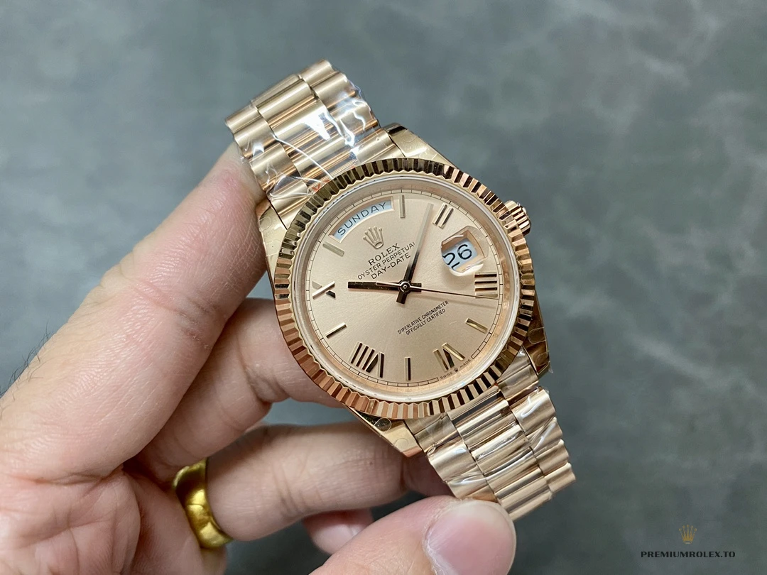 Replica Rolex Day-Date 40mm 228235 Sundust dial - Factory Super Clone Watch