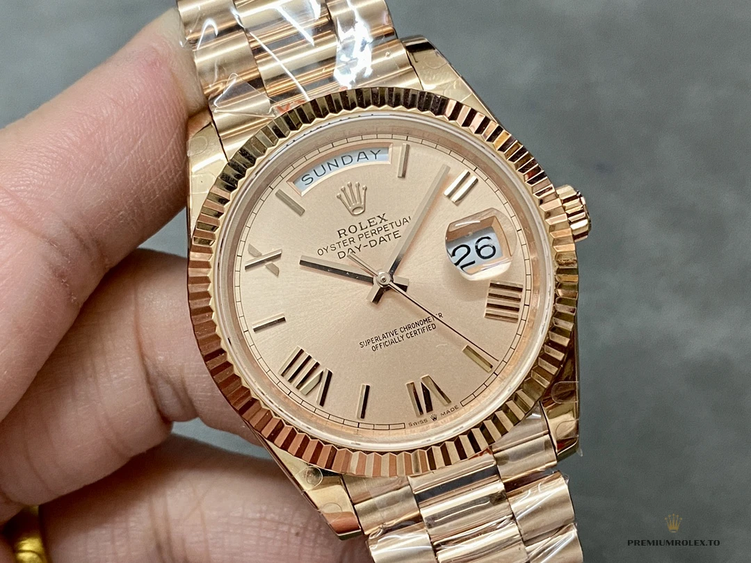 Replica Rolex Day-Date 40mm 228235 Sundust dial - Premium Super Clone Watch