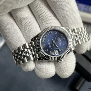 Caseback view of the 31mm Oystersteel case