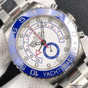 Full bracelet layout of Yacht-Master II 116680 showing Oysterlock clasp