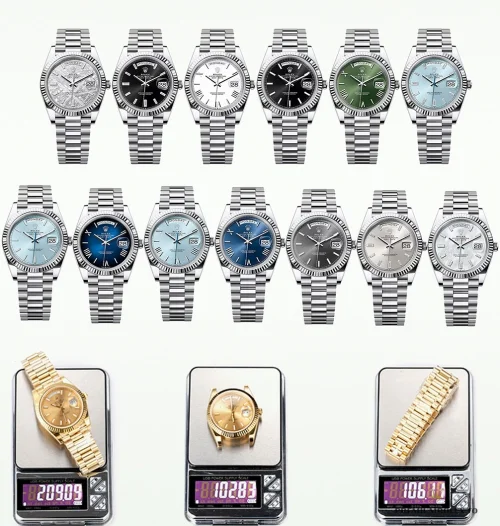 Replica Day-Date Platinum 40mm Full Collection - Top-Tier Swiss Replica Watch