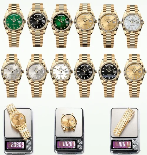 Replica Day-Date Yellow Gold 40mm Full Collection - Premium Super Clone Watch