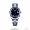 Fake DateJust Black Diamond Dial 41mm 126334 Jubilee