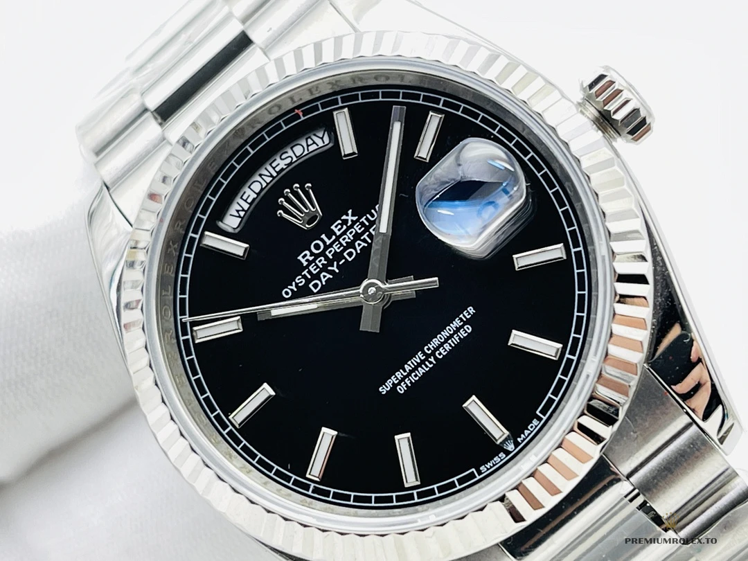 Superclone Day-Date 40mm Platinum Black Dial 228236 - Factory Super Clone Watch