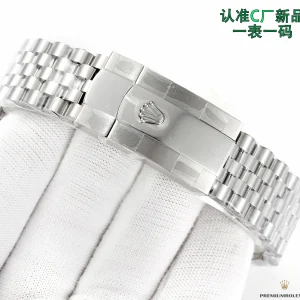 Datejust 126234 crown and case side in polished Oystersteel