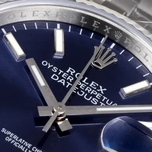 Rolex Datejust 126234 on wrist showing 36mm classic proportions