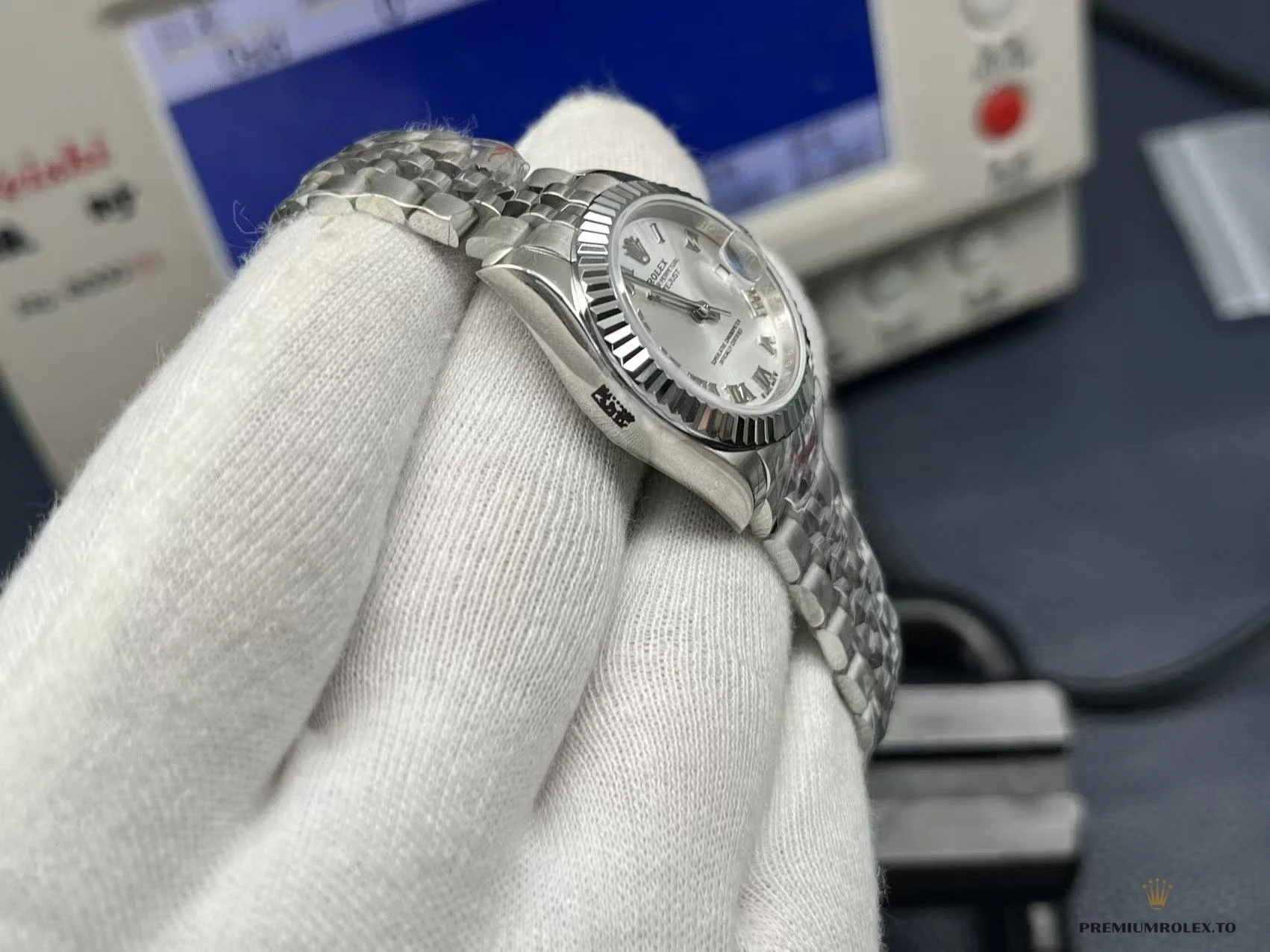 Superclone Rolex DateJust Jubilee 28 mm Silver Dial 279174 - Best Quality Replica Watch