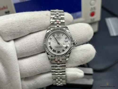 Superclone Rolex DateJust Jubilee 28 mm Silver Dial 279174 - Affordable Super Clone Watch