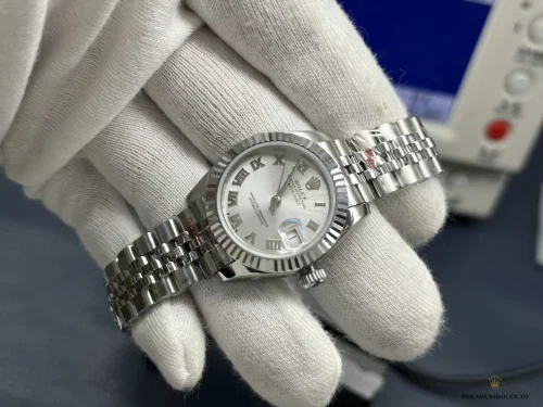 Superclone Rolex DateJust Jubilee 28 mm Silver Dial 279174 - High-Grade Replica Watch