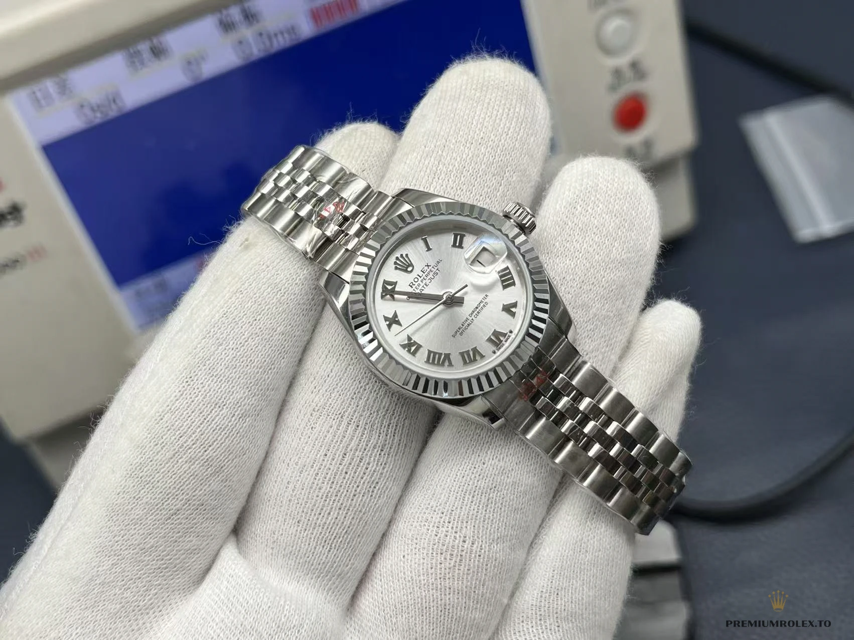 Superclone Rolex DateJust Jubilee 28 mm Silver Dial 279174 - 1:1 Swiss Replica Watch