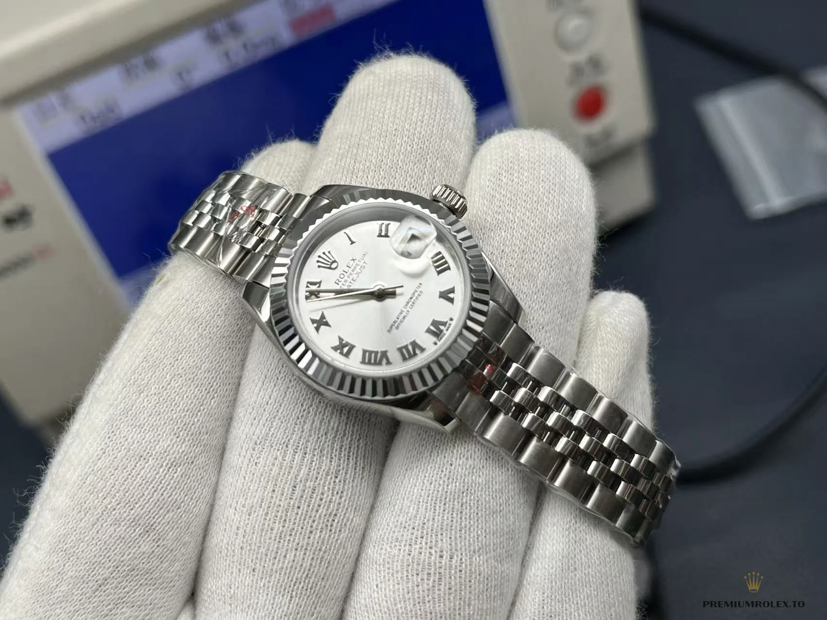 Superclone Rolex DateJust Jubilee 28 mm Silver Dial 279174 - Top-Tier Swiss Replica Watch