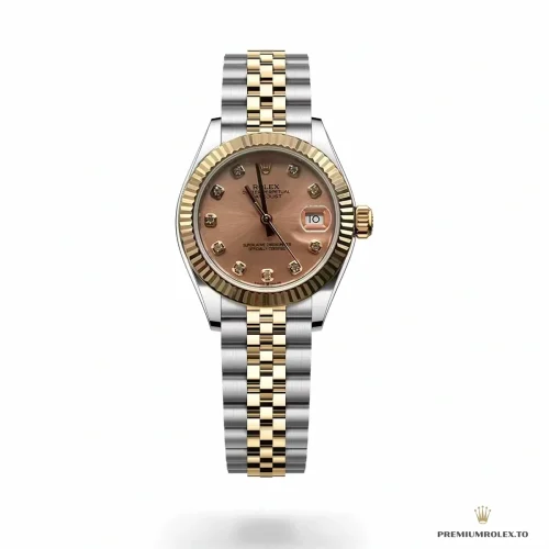 Superclone Rolex Datejust Rose Gold Pink Dial 31mm 278271 - Swiss-Made Clone Watch