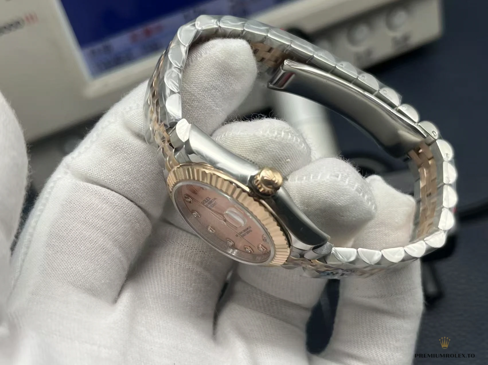 Superclone Rolex Datejust Rose Gold Pink Dial 31mm 278271 - Swiss-Made Clone Watch