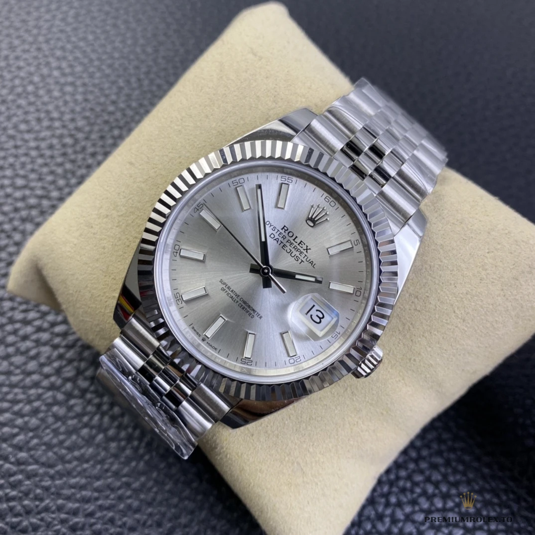 Fake Rolex Datejust Silver Dial 41mm Jubilee 126334 - High-Grade Replica Watch