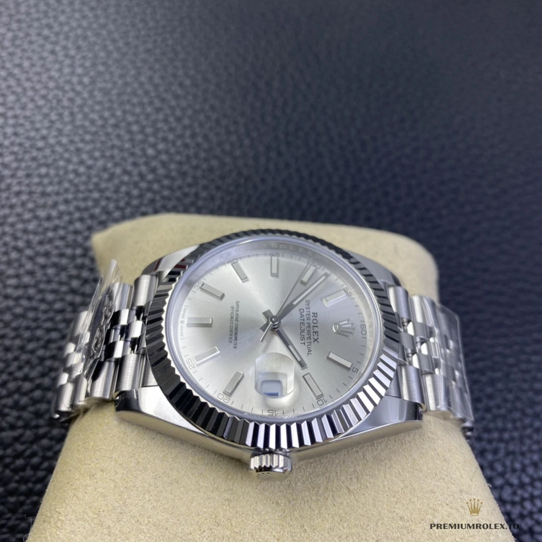 Fake Rolex Datejust Silver Dial 41mm Jubilee 126334 - Best Quality Replica Watch