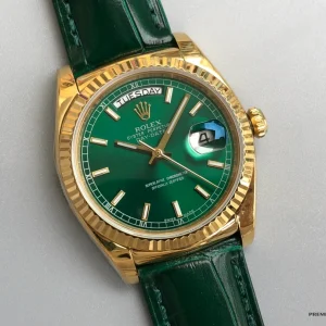 Rolex 118138 overhead showing dial and bezel proportions