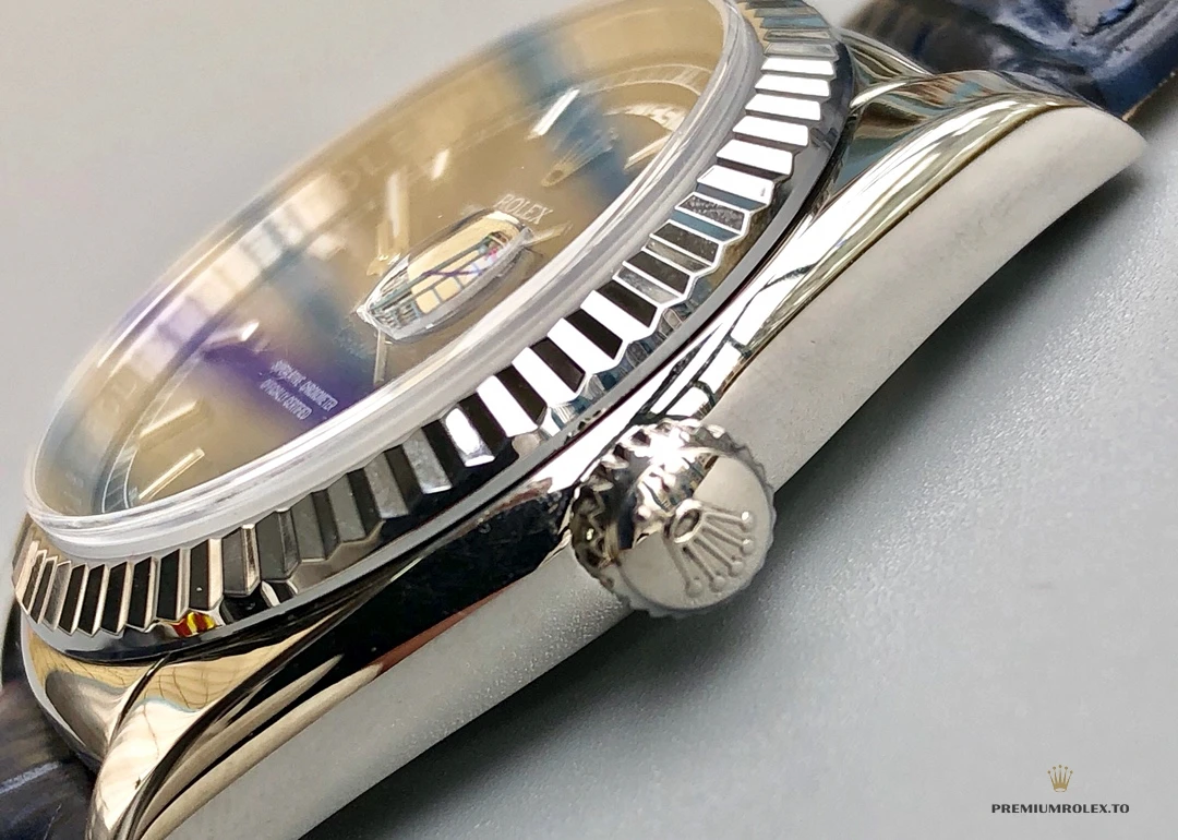 Superclone Rolex Day-Date 36mm Blue Dial 118139HR - Luxury Replica Watch