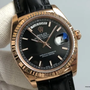 Rolex 118135CH on wrist displaying strap fit and dial contrast
