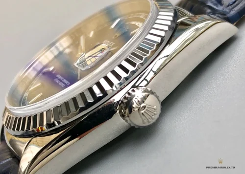 Superclone Rolex Day-Date 36mm Silver Dial 118139 - Luxury Replica Watch