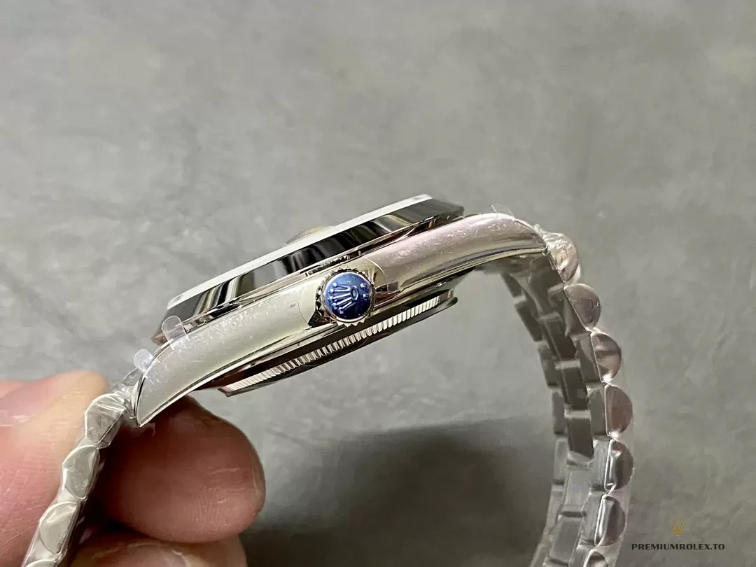 Fake Rolex Day-Date 40mm 228206 Olive Green Arabic Dial - Premium Super Clone Watch