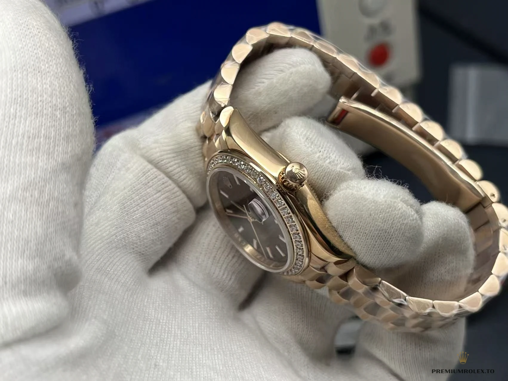 Fake Rolex Lady-Datejust 31mm Dial 279135RBR - Swiss Movement Replica Watch