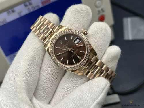 Fake Rolex Lady-Datejust 31mm Dial 279135RBR - Budget Luxury Replica Watch