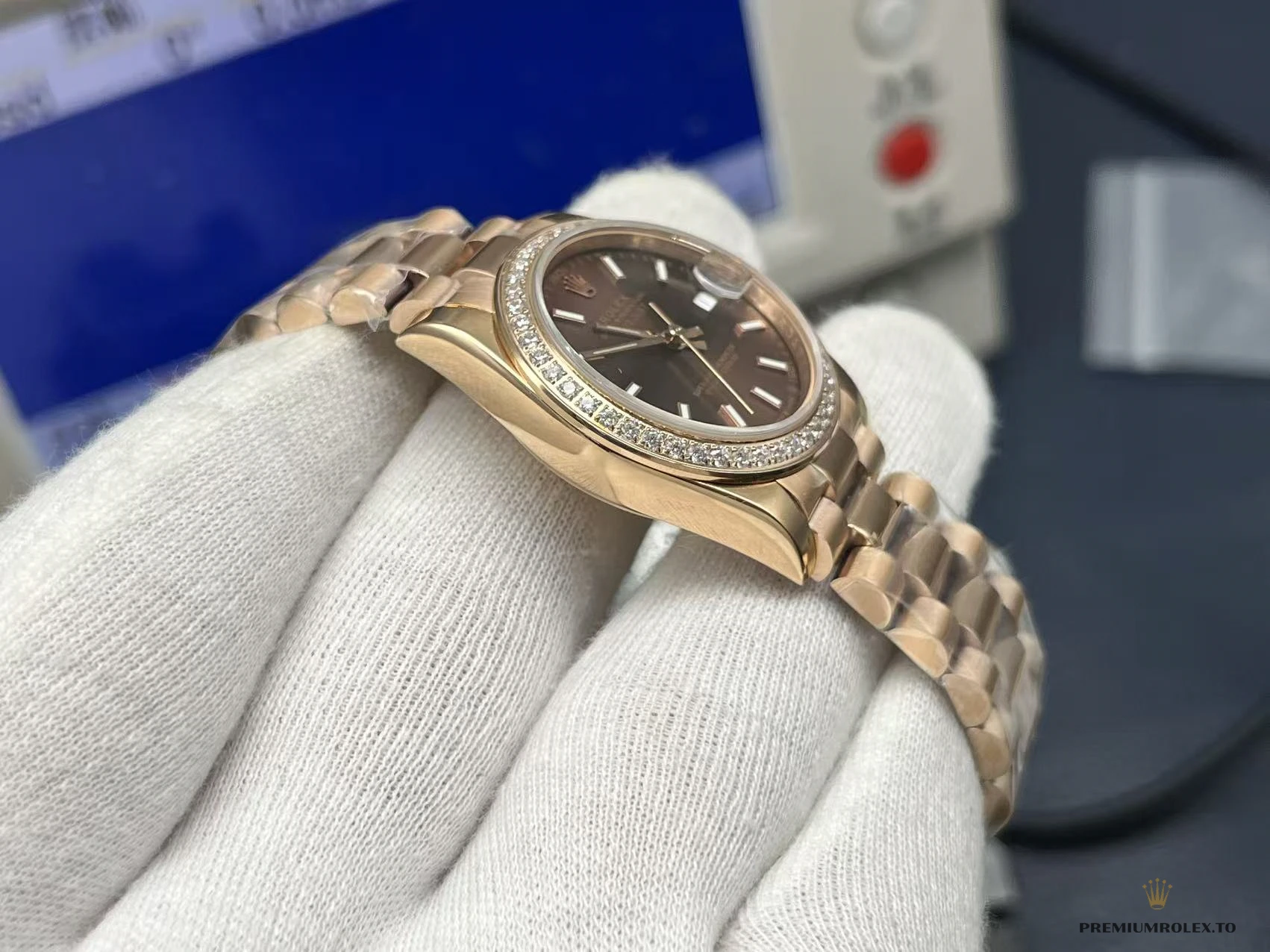 Fake Rolex Lady-Datejust 31mm Dial 279135RBR - Top-Tier Swiss Replica Watch