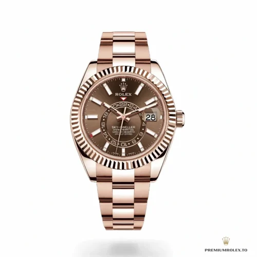 Super Clone Rolex Sky-Dweller 326935 42mm Chocolate Dial