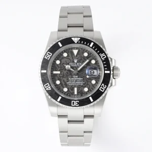 Full bracelet layout of Submariner 116610AR Longobarda with Oysterlock clasp