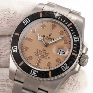 Submariner VS3145 side profile showing 41mm Oystersteel case and Triplock crown