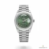 Superclone Rolex Day-Date 40mm Olive Green Roman Dial 228239 - Swiss-Made Clone Watch