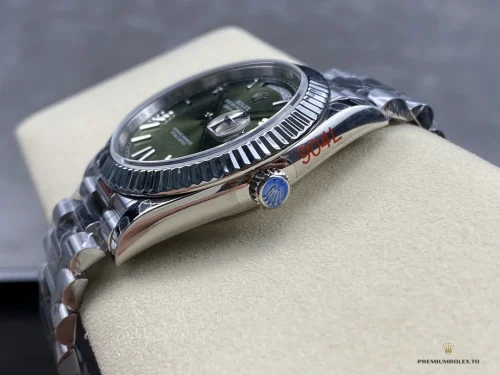 Superclone Rolex Day-Date 40mm Olive Green Roman Dial 228239 - Top-Tier Swiss Replica Watch