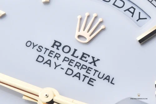 Replica Rolex Day-Date 40 mm White Dial Yellow Gold M228238-0042 - Luxury Replica Watch