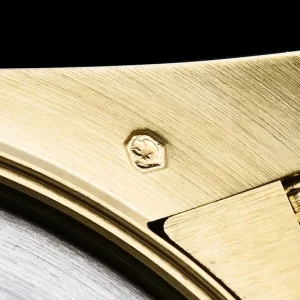 Rolex Day-Date M228238 wrist shot demonstrating yellow gold-plated President on wrist