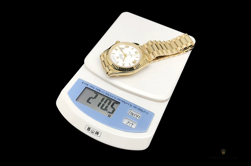 Replica Rolex Day-Date 40 mm White Dial Yellow Gold M228238-0042 - Premium Super Clone Watch