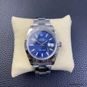 Replica Datejust 126334 wrist shot showing 41mm case proportions
