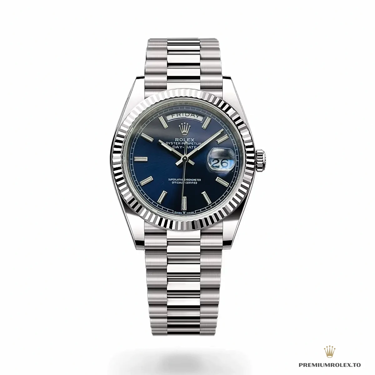 Replica Rolex Day-date 40mm Blue Dial 228239AF - Best Quality Replica Watch